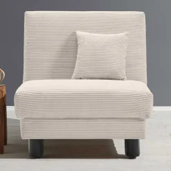 Wohnen Sessel mit Schlaffunktion in Beige - Samurai