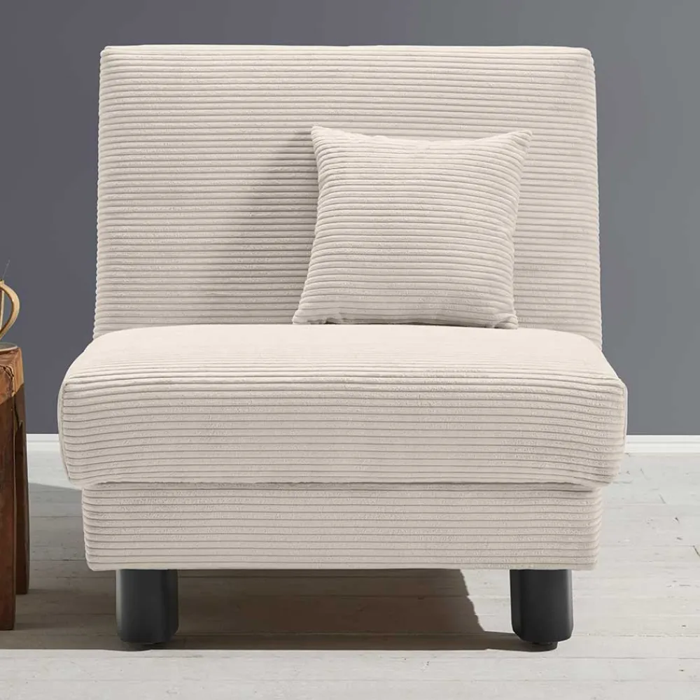 Wohnen Sessel mit Schlaffunktion in Beige - Samurai