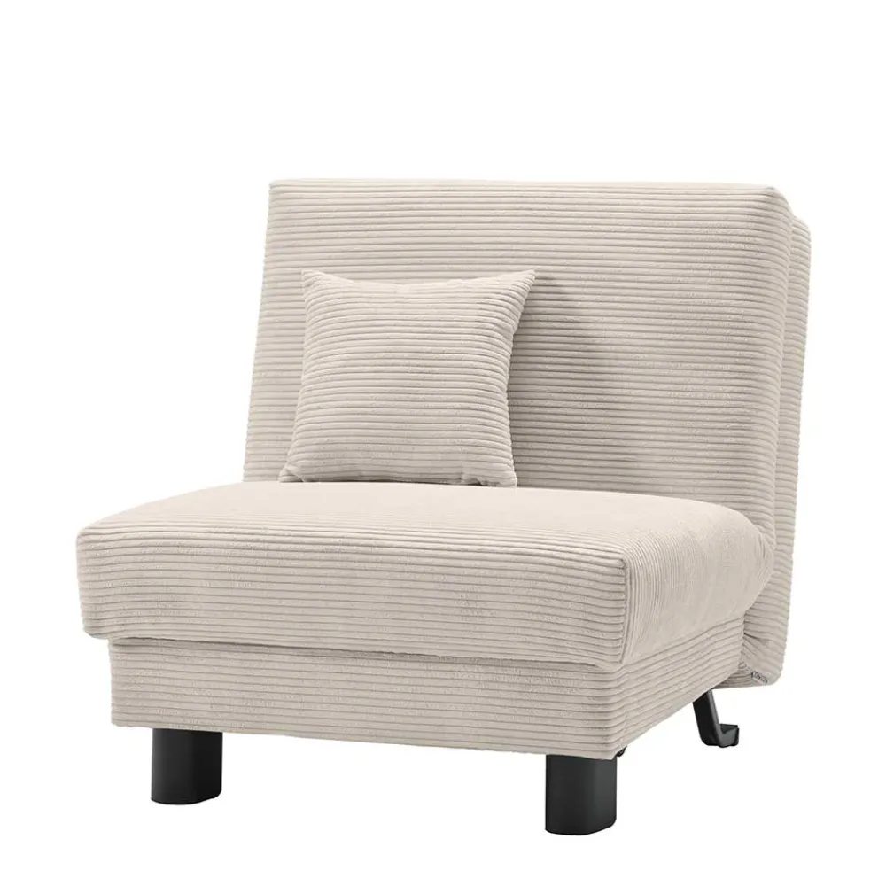 Wohnen Sessel mit Schlaffunktion in Beige - Samurai