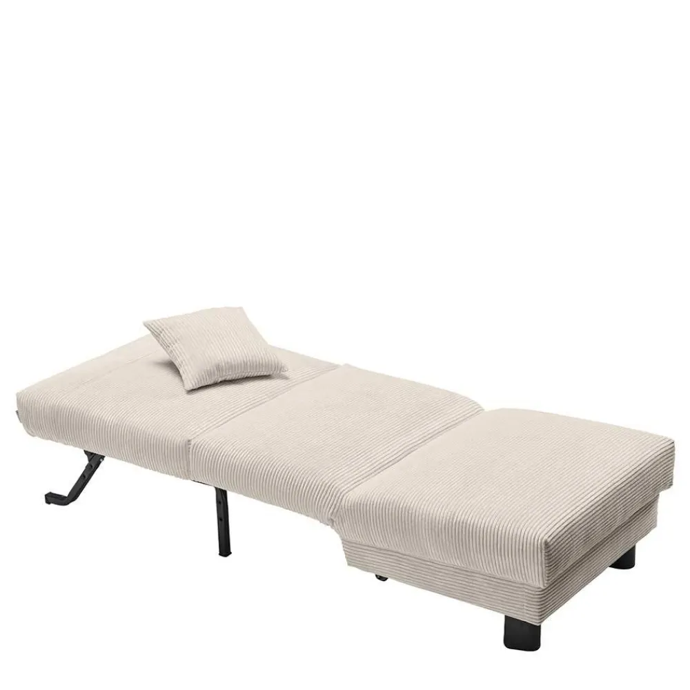 Wohnen Sessel mit Schlaffunktion in Beige - Samurai