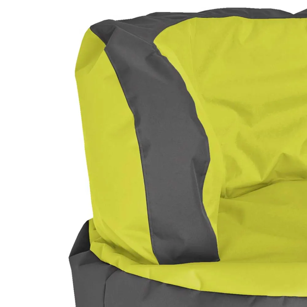 Wohnen Graue Möbel|Sitzsäcke*Sessel Sitzsack Mapsy in Grün Grau