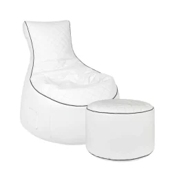 Wohnen Sitzsäcke|Sitzsäcke*Sessel Sitzsack Mars in Weiß
