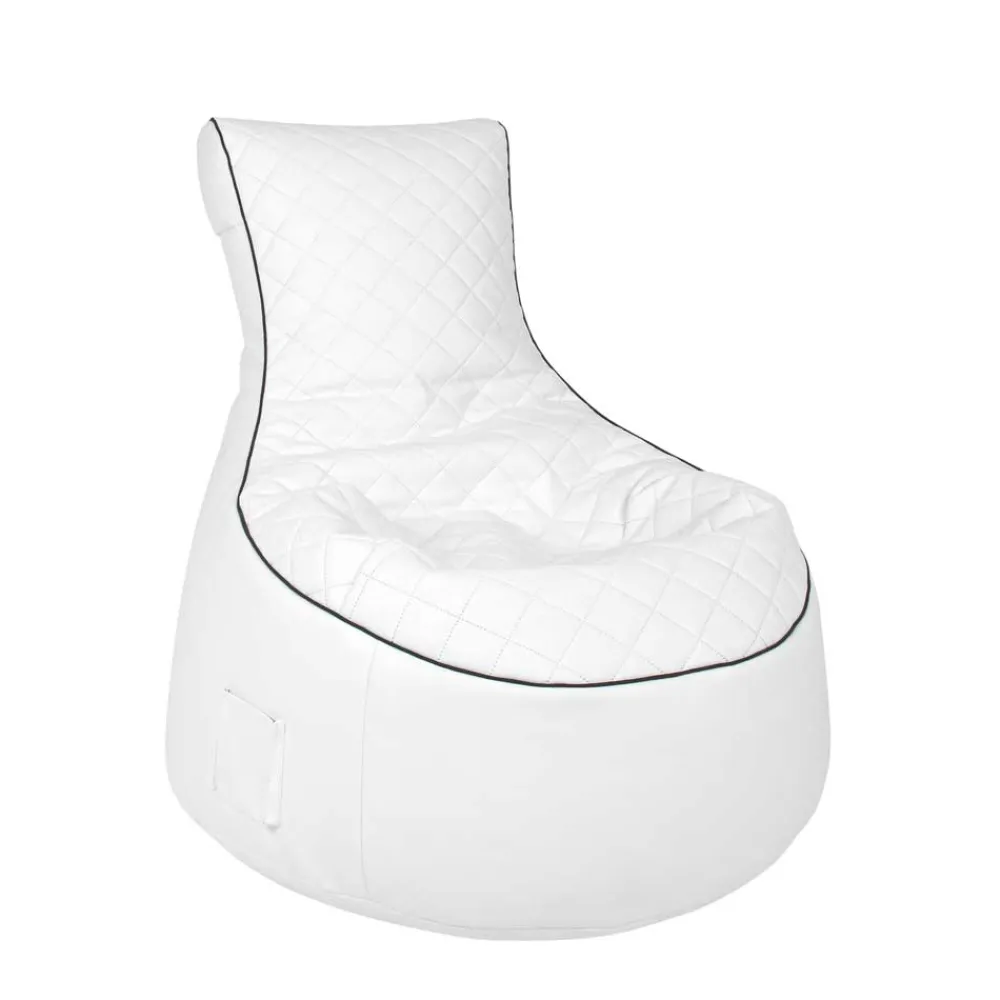Wohnen Sitzsäcke|Sitzsäcke*Sessel Sitzsack Mars in Weiß