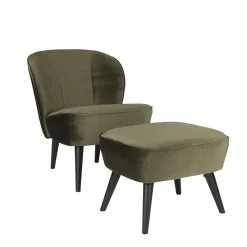 Wohnen Retro Möbel|Sessel*Sessel Vontada in Dunkelgrün