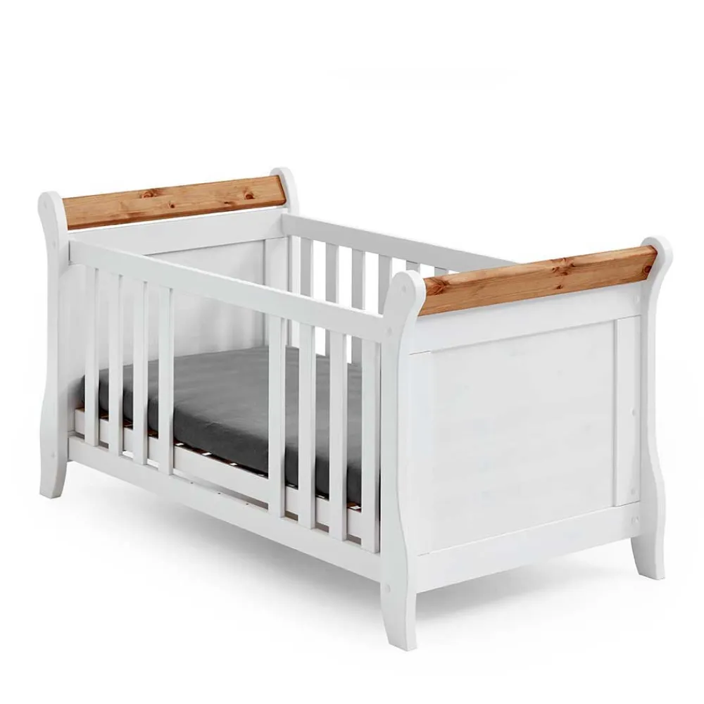 Wohnen Set Babybett & Wickelkommode - Sibiuta I (dreiteilig)