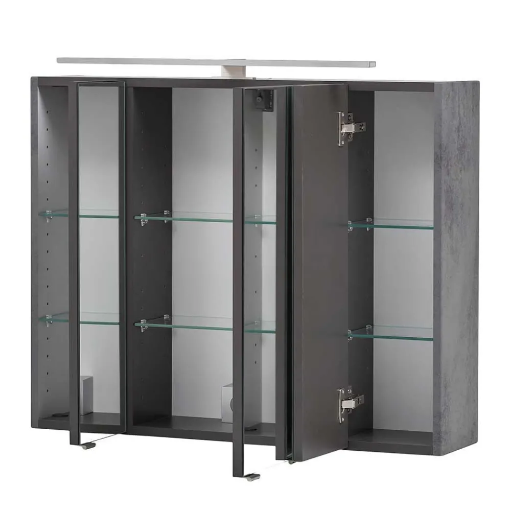 Wohnen Set Badezimmermöbel stehend oder hängend - Dastroz (dreiteilig)