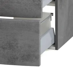 Wohnen Set Badezimmermöbel stehend oder hängend - Dastroz (dreiteilig)