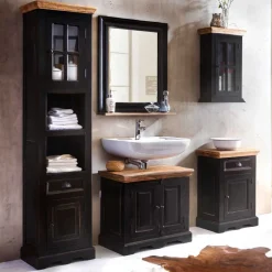 Wohnen Kolonialmöbel*Set Badmöbel im Kolonialstil - Sentiments (fünfteilig)