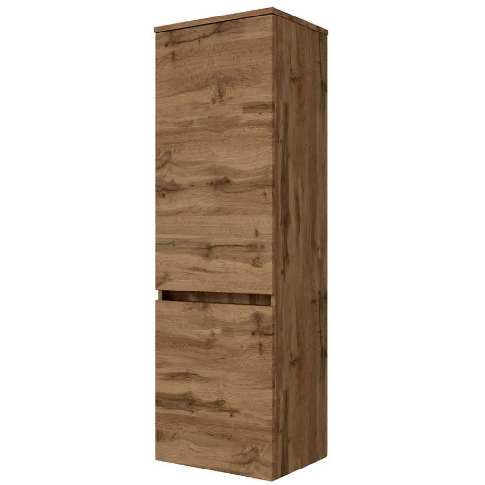 Wohnen Badezimmer Komplett*Set Badmöbel in Holz Optik - Neuzera (vierteilig)