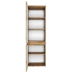 Wohnen Badezimmer Komplett*Set Badmöbel in Holz Optik - Neuzera (vierteilig)