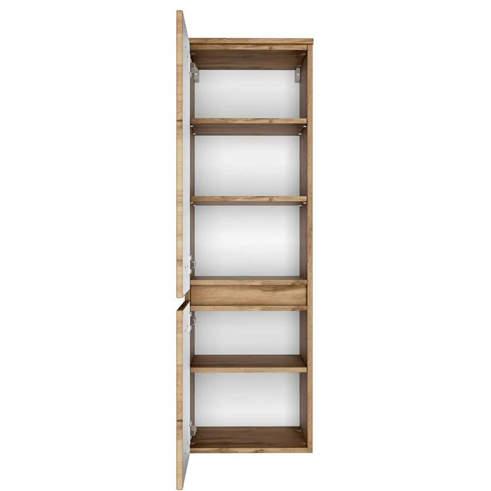 Wohnen Badezimmer Komplett*Set Badmöbel in Holz Optik - Neuzera (vierteilig)