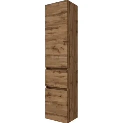 Wohnen Badezimmer Komplett*Set Badmöbel in Holz Optik - Neuzera (vierteilig)