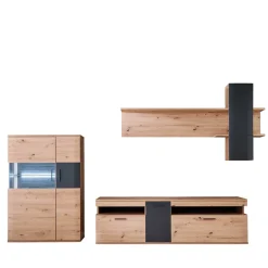 Wohnen Wohnwände|Wohnwand*Set Design Wohnwand Möbel - Vecenda (dreiteilig)