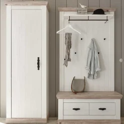 Wohnen Set Dielen Ausstattung mit Schrank - Nedita (dreiteilig)