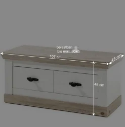 Wohnen Set Dielen Ausstattung mit Schrank - Nedita (dreiteilig)