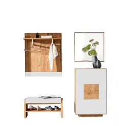 Wohnen Garderoben|Garderoben*Set Flur Designmöbel zweifarbig - Mandrey (vierteilig)