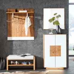 Wohnen Garderoben|Garderoben*Set Flur Designmöbel zweifarbig - Mandrey (vierteilig)