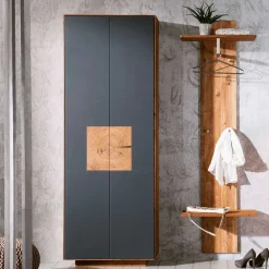 Wohnen Set Flur-Möbel aus Wildeiche - Mandrey (zweiteilig)