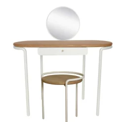 Wohnen Schminktische*Set Frisiertisch mit Spiegel & Hocker - Westerland (zweiteilig)