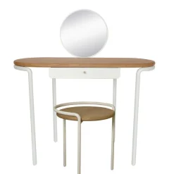 Wohnen Schminktische*Set Frisiertisch mit Spiegel & Hocker - Westerland (zweiteilig)