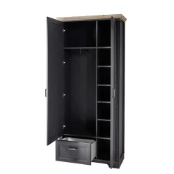 Wohnen Set Garderoben Einrichtung in Grau - Thumbs (dreiteilig)