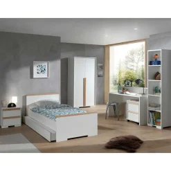Wohnen Set Jugendmöbel in Weiß - Eldrus (sechsteilig)
