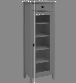 Wohnen Badezimmer Komplett*Set Landhaus Badmöbel aus Holz - Satumare (dreiteilig)