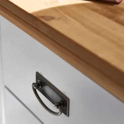 Wohnen Betten|Betten*Set Landhausbett & Nachtschränke - Sibiuta (dreiteilig)