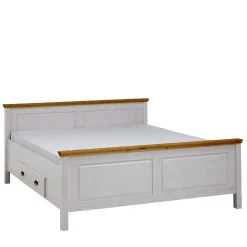 Wohnen Betten|Betten*Set Landhausbett & Nachtschränke - Sibiuta (dreiteilig)