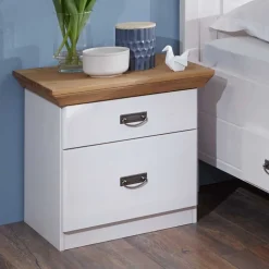 Wohnen Betten|Betten*Set Landhausbett & Nachtschränke - Sibiuta (dreiteilig)