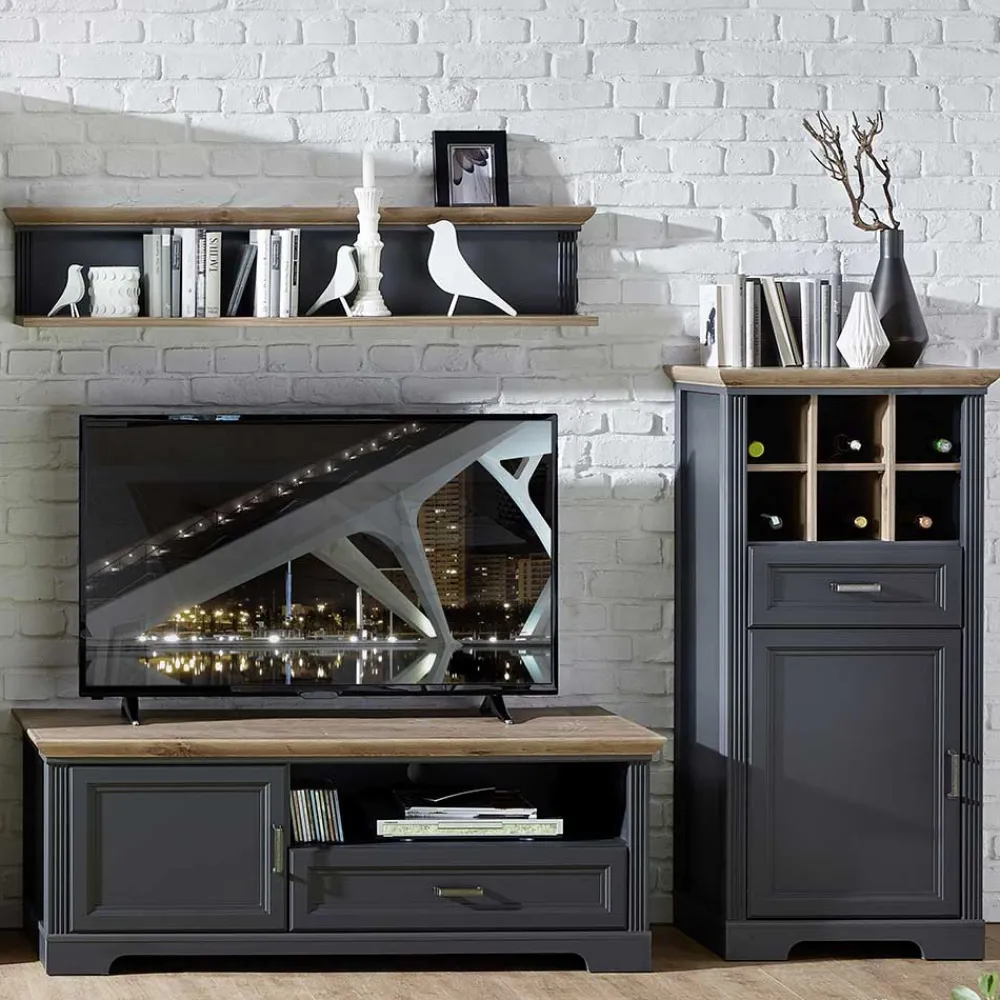 Wohnen Set Landhausmöbel zweifarbig - Thumbs I (dreiteilig)