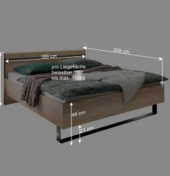 Wohnen Set Loft Schlafzimmer Einrichtung - Licruva (vierteilig)