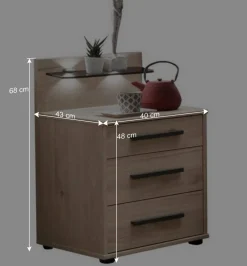 Wohnen Set Loft Schlafzimmer Einrichtung - Licruva (vierteilig)