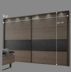 Wohnen Set Loft Schlafzimmer Einrichtung - Licruva (vierteilig)