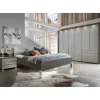 Wohnen Set Schlafzimmer in Hellgrau & Braun - Ocavado (vierteilig)