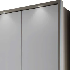 Wohnen Set Schlafzimmer in Hellgrau & Braun - Ocavado (vierteilig)