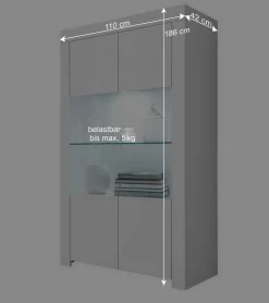 Wohnen Set TV Board & Sideboard & Schrank - Mikes (dreiteilig)