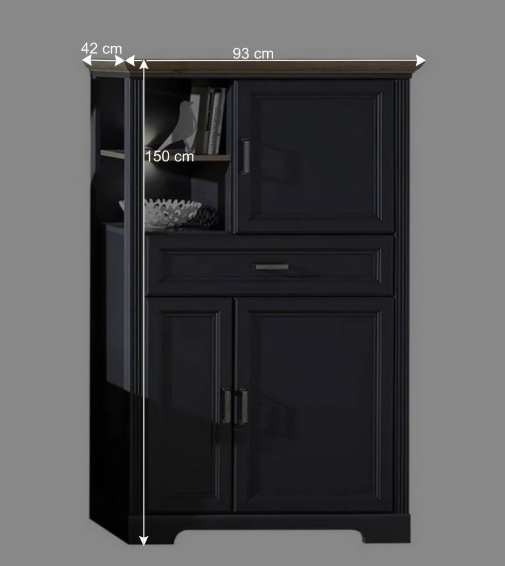 Wohnen Set TV Wohnwand Möbel - Thumbs I (vierteilig)