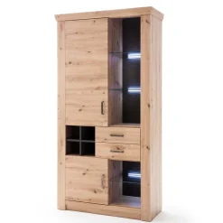 Wohnen Set Wohnmöbel in Dekor Eiche - Wykina (vierteilig)