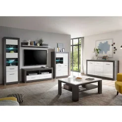 Wohnen Set Wohnmöbel Kombi modern - Istensa (sechsteilig)