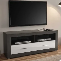 Wohnen Wohnwände|Wohnwand*Set Wohnzimmer Anbauwand zweifarbig - Istensa (vierteilig)