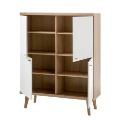 Wohnen Set Wohnzimmer Einrichtung zweifarbig - Cablos (fünfteilig)