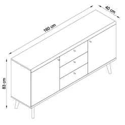 Wohnen Set Wohnzimmer Möbel mit Sofatisch - Cablos I (fünfteilig)