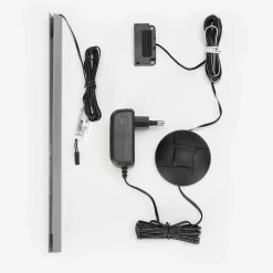 Wohnen Set Wohnzimmermöbel in Hellgrau & Zinneiche - Lioscas (dreiteilig)