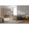 Wohnen Schlafzimmer Komplett*Set 180x200 Bett & Schrank - Fagason (vierteilig)