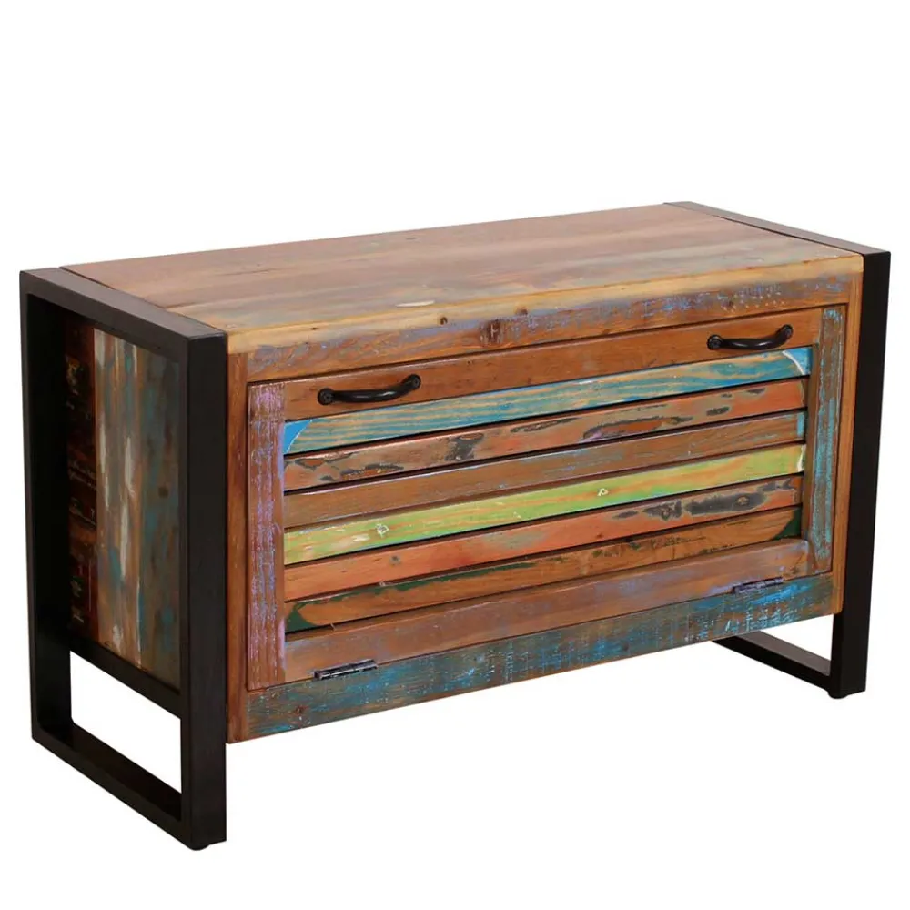 Wohnen Shabby Chic Bank mit Schuhaufbewahrung - Vosbadus