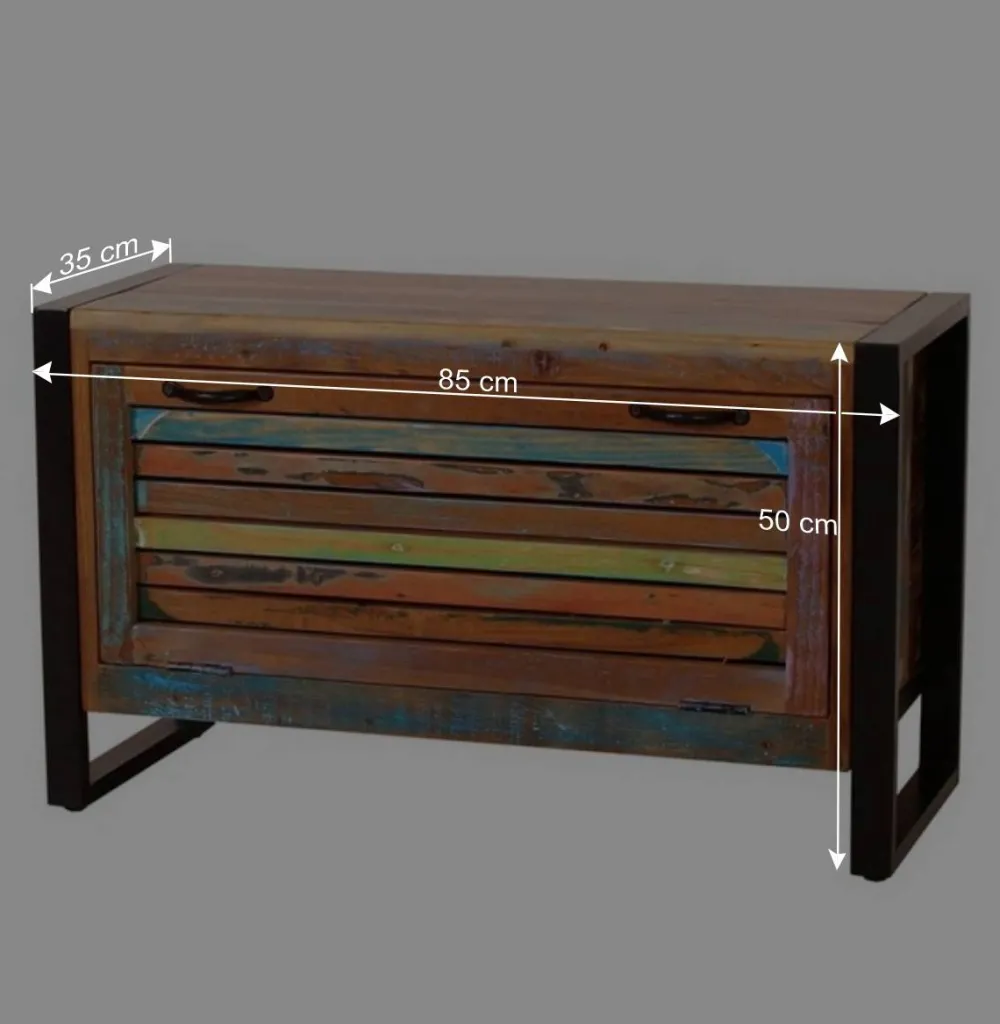 Wohnen Shabby Chic Bank mit Schuhaufbewahrung - Vosbadus