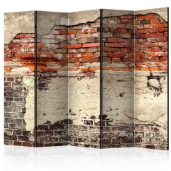 Wohnen Paravents*Shabby Chic Foto Paravent mit Mauer - Blunas