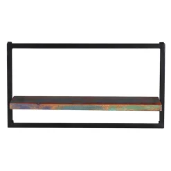 Wohnen Shabby Chic Hängeregal aus Recyclingholz - Jamaica