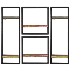 Wohnen Designermöbel|Shabby Chic Möbel*Shabby Chic Hängeregale Set - Jamaica (vierteilig)